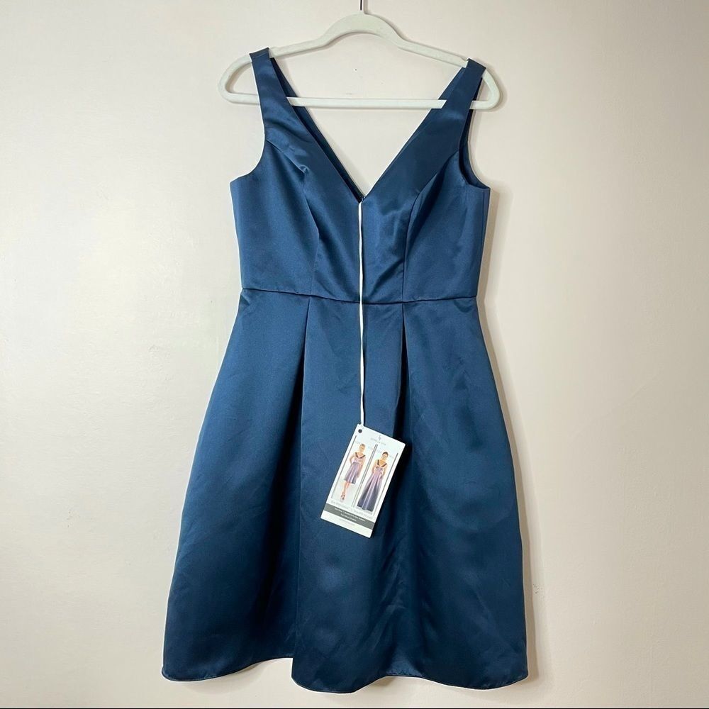 SORELLA VITA Bridesmaids navy dress cocktail Wedding Evening Night Out 8720 - Picture 12 of 13